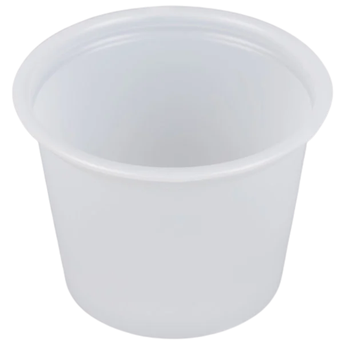 [P100N] Vaso Plástico "Souffle" Traslúcido Solo 1oz c/250