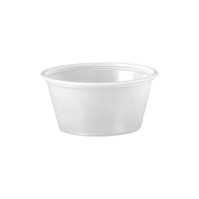 [P200N] Vaso Plástico "Souffle" Traslúcido Solo 2oz c/250